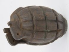 A No. 36 Mills grenade.