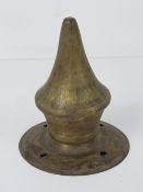 A WWI German Pickelhaulbe spike and base plate.