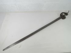 An Arab/Moore type sword, no scabbard.