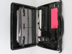 A British Military Intelligence secret mobile fax machine within a coded Samsonite briefcase.