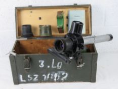 A boxed Soviet tank bore scope.