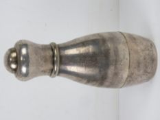 Adolf Hitler: An Argentor (Austria) silver plated drinks decanter having six drinking glass