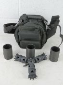 A Nato Special Forces reconnaissance close target optic mount with rucksack.