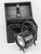 A Royal Navy Admiralty pattern 16409 lantern.