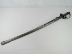 A Japanese Gunto Cavalry sword and scabbard.