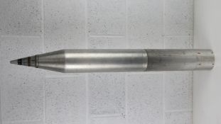 An inert Cold War FLG5000/L4 illumination shell 103cm high.