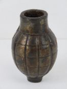 An inert WWI French Citroen Frag grenade.