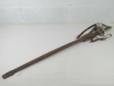 A Sergeants sword made in 1900 with a 45' pattern style blade.