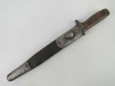 A WWI cut down 1907 bayonet.