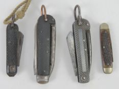 A quantity of assorted Jack knives/pen k