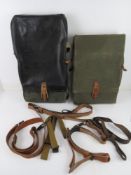 Two RPG rocket back packs, MG42 sling, t