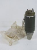 An inert Parachute flare.