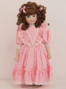 A handmade 20th century bisque headed do