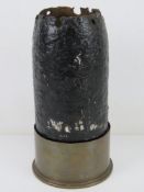 A WWI 4.5cm Howitzer shell.