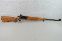 A deactivated Krag Jorgenson 6.5mm Calibre rifle, dated 1918, Krag manufacture, with certificate .