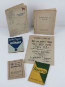Assorted WWII soldier's guides and Allied Forces flyer inc 'Hello Chaps! This is Bombay'. Six items.