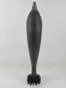 An inert WWII Russian 107mm mortar shell.