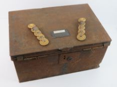 A pair of 19th century British Army Bengal Medical Service gilt braid Epaulettes having VR cypher