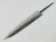 A WWII German SA/NSKK Dagger blade, with makers mark RZM M7/29-1939 marked 'Klittermann & Moog g.m.