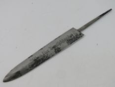 A WWII German SA/NSKK Dagger blade, with makers mark C&R LINDER SOLINGEN-WEYER.