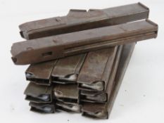 A quantity of Sten SMG magazines. Ten items.