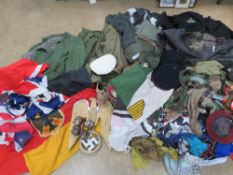 A quantity of assorted militaria; German, British, American and Japanese.