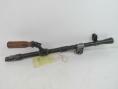 A deactivated Bren Mk3 spare barrel with certificate.