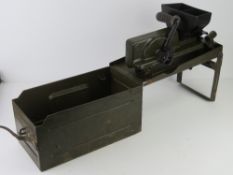 A WWII ZB37 belt loader in original transit tin.