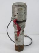 An inert Cold War Russian bomb fuse, dated 1981.
