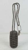An inert WWI Austrian Zeitzunder 'time fuze' rod grenade.