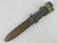 A Danish Garand Bayonet and scabbard.