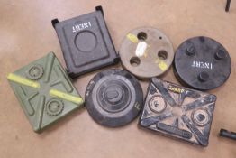 Six inert assorted Training Mines.