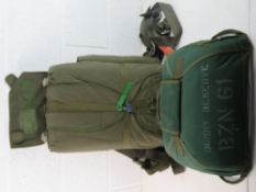 Ex British Parachute Regiment training Parachutes, Irvin main parachute (dummy),