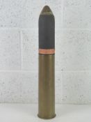A WWI inert 13lb Artillery shell dated 1916.