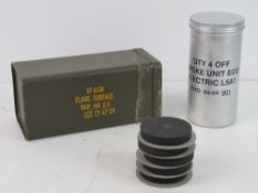 A Smoke Unit EOD Electric L5A1 transit tin.