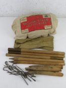 A Uniform Brand British made white tent, a/f.