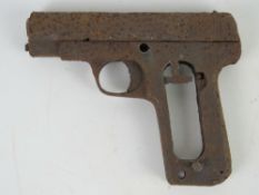 A German Issued Unique 17 Pistol - Very Rare Battlefield Relic found in the Kurland Pocket (Latvia)