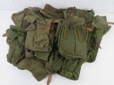 Twelve AK magazine pouches.