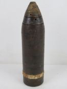 A WWII German Minenwerfer 75mm shell.