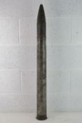 An inert WWII German 7.5cm Pak40 shell,