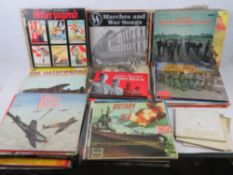 A quantity of assorted Military records.