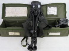 A Pilots/Aircrew gas mask CBRN respirato