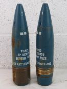Two inert British 76mm Malara Naval TP M