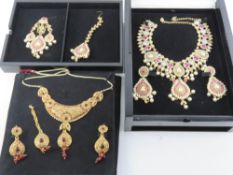An Asian Bridal Jewellery set by Kyles Collection, in original box (approx RRP £600).