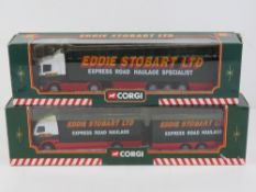 Two Eddie Stobart lorries in original boxes.