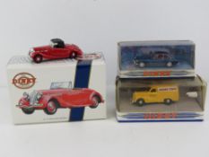 Three Dinky Matchbox vehicles in original boxes, MGB GT 1965,