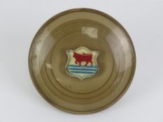 An original Morris Minor steering wheel centre cap / badge.