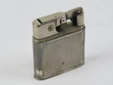 A rare sterling silver lighter by J R Gaunt & Son (specialists in manufacturing military and