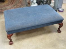 A large footstool measuring 107 x 71cm,