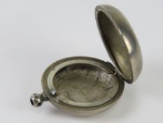 A silver coin holder, a/f, hallmarked for London, 16.84g.